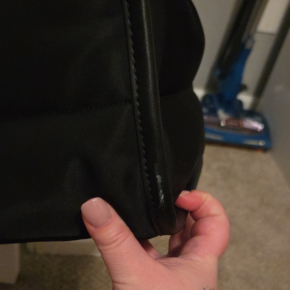 kate spade black quilted nylon tote with logo - Picture 9 of 15